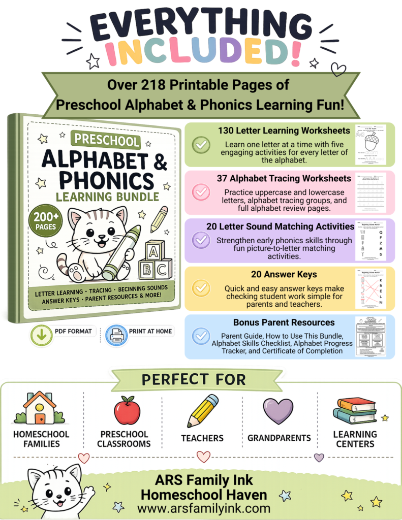 Alphabet & Phonics Learning Bundle Everything Included